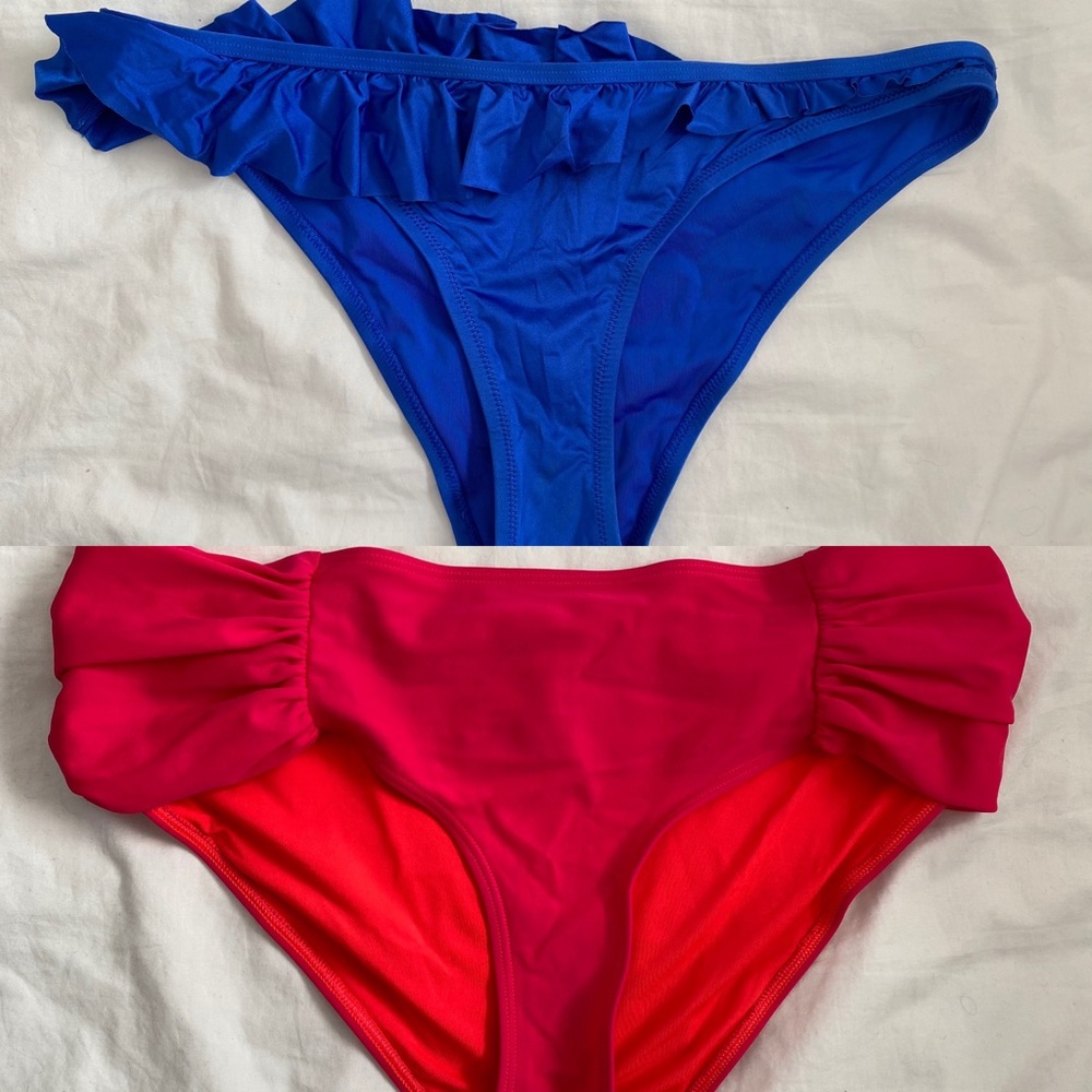 2 pairs of aerie bathing suit bottoms